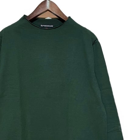TigreBrocante"midium hard 天竺 bottle neck 9分袖"(moss green)unisex