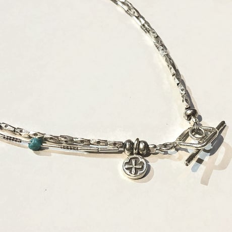 Slowhands "karen silver"anklet (B) unisex