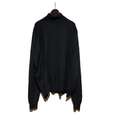yoused "BLK cashmere widesweater(black asst)unisex (C)