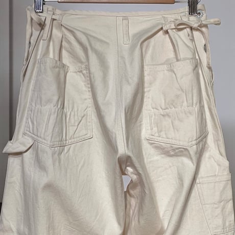 H.UNIT"denim side open painter pants one wash"(kinari)unisex