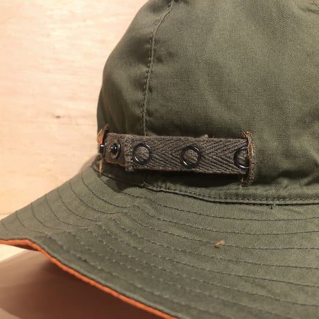 KNIFE WING"US ARMY  REVERSIBLE SUN HAT"(olive×orange)