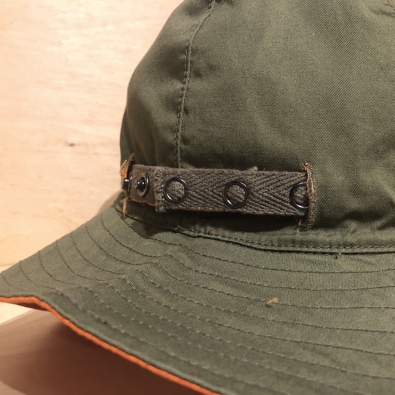 USARMY 80s ビンテージ リバーシブル サンハットvintage 40s 初期 リバーシブル サンハット US ARMY 大戦 ヴィンテージ