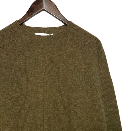 Harley of Scotland"oversized crewneck sweater(asparagus)unisex
