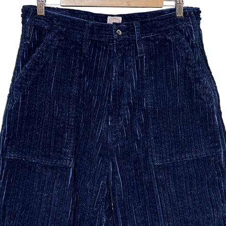 FUNSET OF ART “jumbo cord utility pants"(indigo)unisex