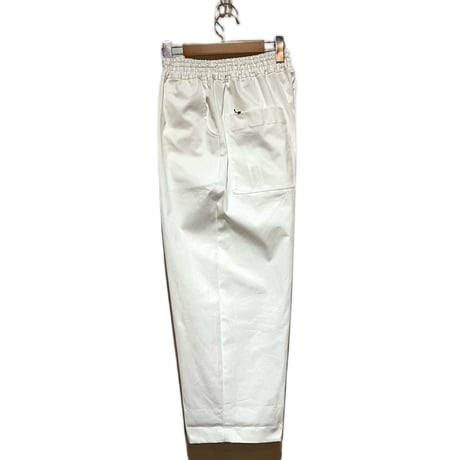 Linen ya"cotton stretch easy pants"(white)women's