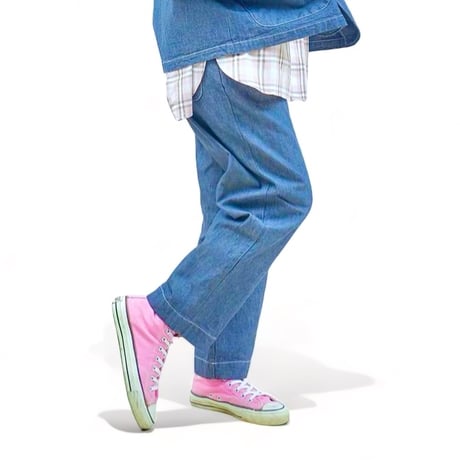 H.UNIT "C/L chambray easy pants"(indigo)unisex