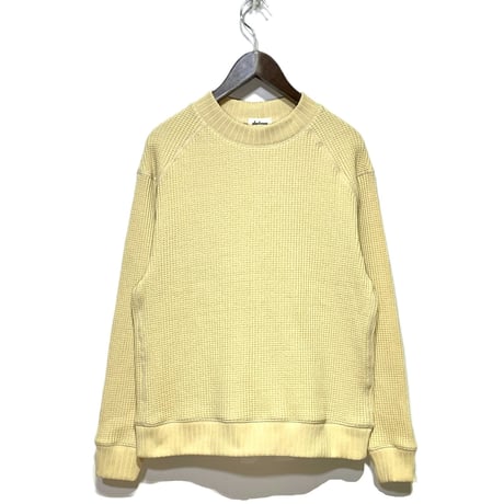 Jackman"cotton waffle midneck"(butter) unisex