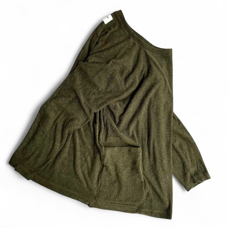 HOLIDAY TRUNKS"homebody3 Pile Long sleeve tee Ver2.0(olive)unisex