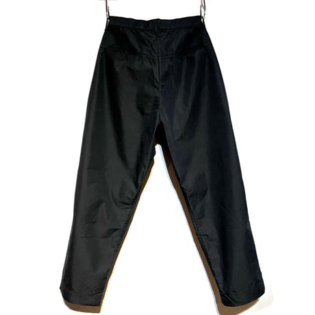 TigreBrocante"cotton×nylon weather comodo tapered pants“(black)women's