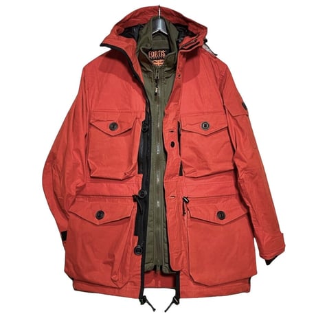 FORTIS clothing UK "waterproof SAS smock" (red) men's
