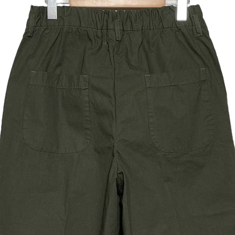 TigreBrocante"zinbabwe wide 8分丈 pants“(khaki)women's
