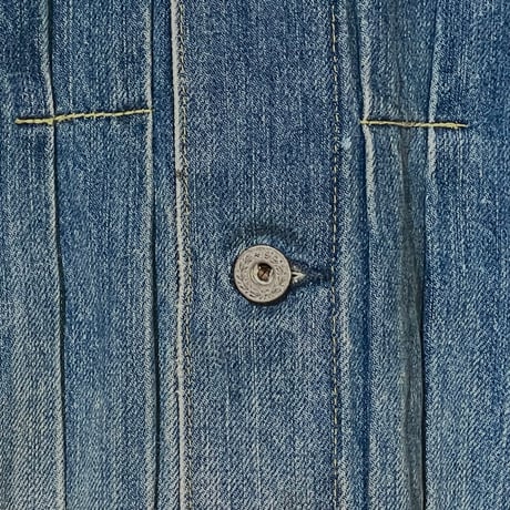 H.UNIT "13.5oz selvage deinim work jacket used wash"( indigo)unisex