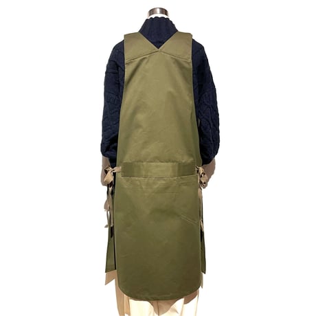 ASEEDONCLOUD"Handwerker apron" (khaki) unisex