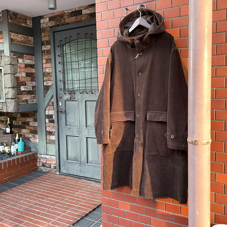 ASEEDONCLOUD"Handwerker corduroy HW weather coat"(brown)unisex