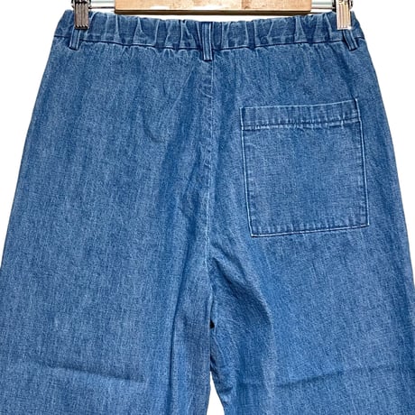 TigreBrocante"9.5oz denim tidy sarouel pants"(nasukon)women's