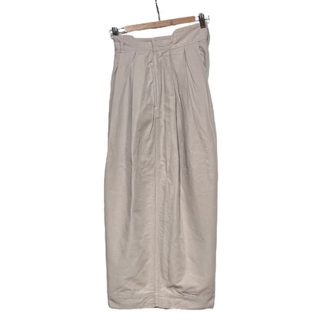 TigreBrocante"high-density cotton linen hakama pants“(beige)women's
