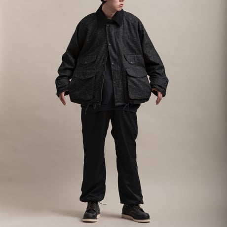 PORTRAITE"classic field jacket short"(charcoal tweed)unisex