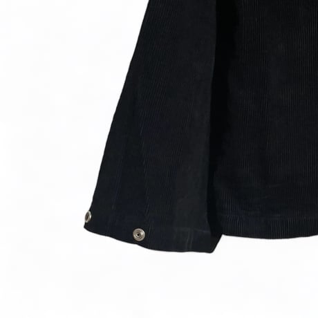 amne "14CORDUROY"coaching jacket (black) unisex