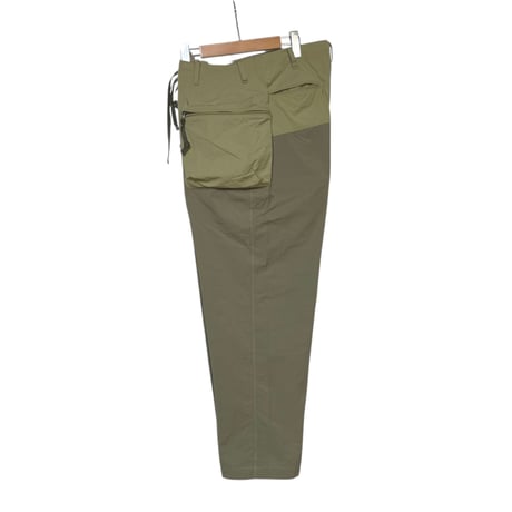 dip ltd "military type switching zip pocket army pants" (olive)unisex
