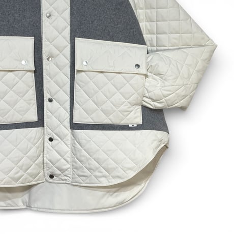 amne "MELTON/QUILT useful hoodie" (heather) unisex