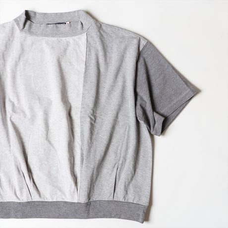 TigreBrocante"heather gray mix shell tuck T"(gray mix)women's