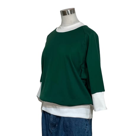 amne "GIZA 3/4 crew" (green) women's