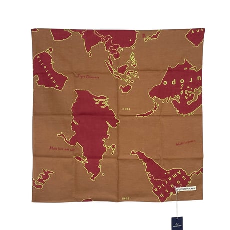 TigreBrocante"army map gauze bandana"