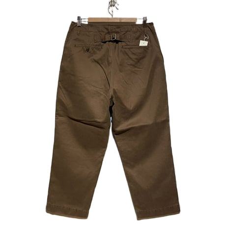 H.UNIT "Weapon work trousers used wash"(brown)unisex