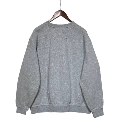 SUBTLE Re label "used damage sweat" (unisex) A