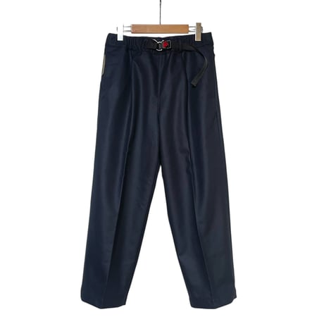 ASEEDONCLOUD"Handwerker wool flannel HW hands free trousers"(navy)unisex
