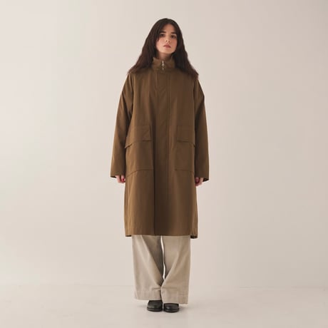 amne "nylon OX covered coat" (coyote) unisex