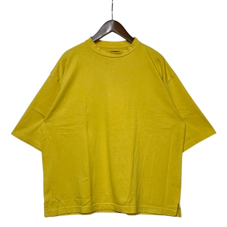 TigreBrocante"20/1 combo天竺 yakko tee"(mustard)unisex