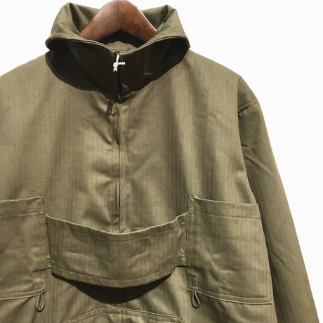 Day One Camouflage "9oz cotton herringbone hunting pullover shirts"(army green)unisex
