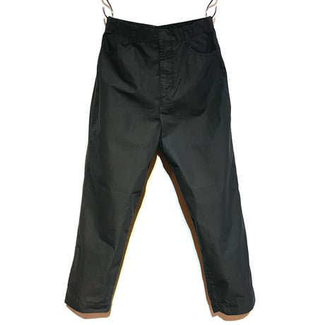 TigreBrocante"cotton×nylon weather comodo tapered pants“(black)women's