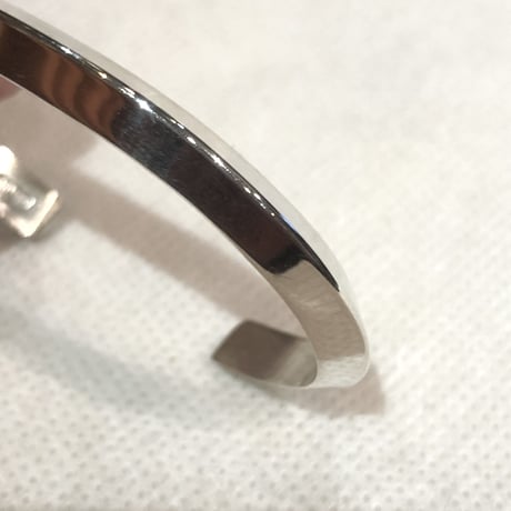 indian jewelry "ELAIN TAHE(navajo)" triangle solid bangle(A)