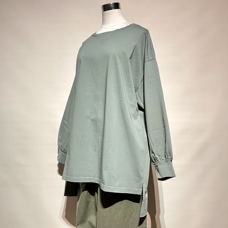 CAERULA"heavy jersey sudor sweat"(green) women's