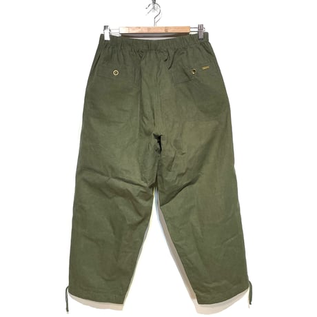 SlowHands”RCL tent loose wanderer pants"(olive-M)unisex