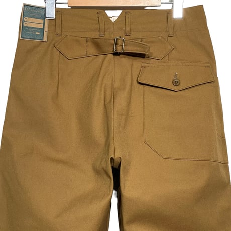 ASEEDONCLOUD"Handwerker cotton duck HW slacks" (camel) unisex