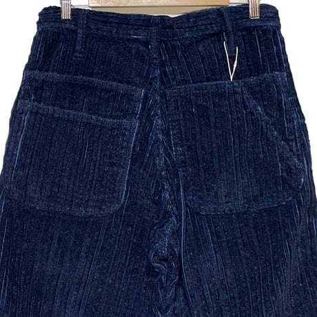 FUNSET OF ART “jumbo cord utility pants"(indigo)unisex