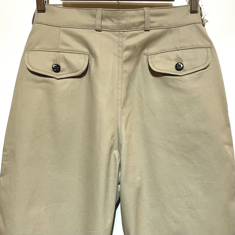 flex made USA"tuck military trousers“(sand)unisex