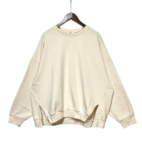 CAERULA PER LIGHTS"french terry crew sweat"(natural)unisex