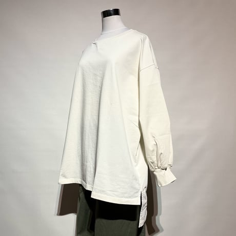 CAERULA"heavy jersey sudor sweat"(white) women's