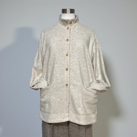 TigreBrocante"wool knit high neck cardigan“(women's)