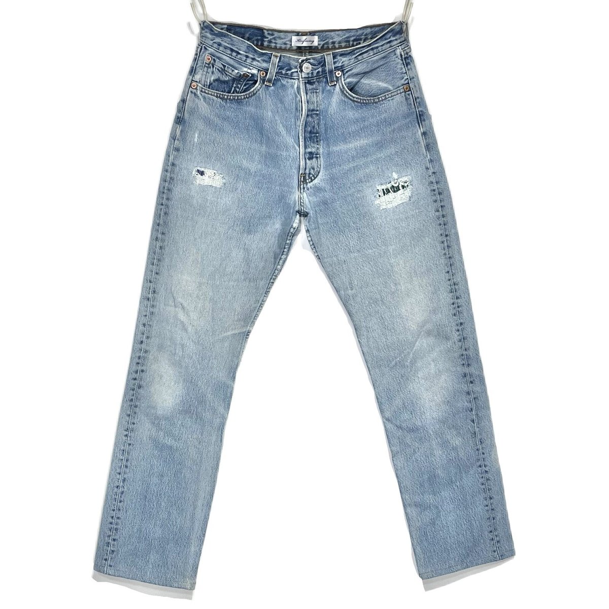 Knifewingナイフウイング再構築デニムシャツリメイクデニムシャツ KNIFEWING ナイフィング rebuild series LEVI'S リメイクデニム