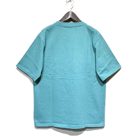 Jackman"dotsume pocket T-shirts"(turquoise blue) unisex