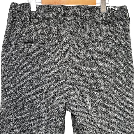 amne "TWEED eel's slacks" (black white) unisex