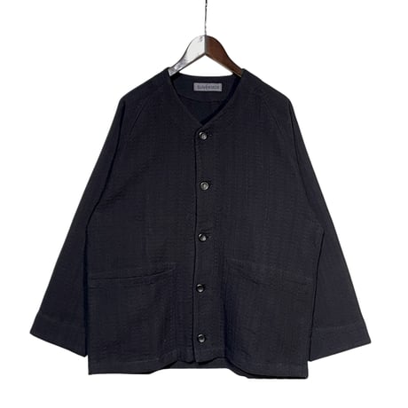 Slow Hands "dobby waffle festival jacket"(black)unisex