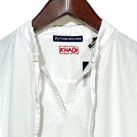 TigreBrocante"khadi pullover long shirts"(white)unisex