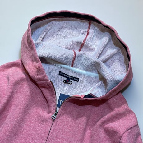 TigreBrocante"marbled open zip parka"(red)unisex