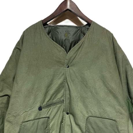 Slow Hands "recycle tent down coat for ARCHIVE"(olive)M-A(unisex)